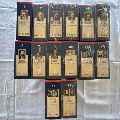 Classical music CD collection EMI new, 90 CDs