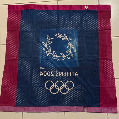 Olympic Games 2004 commemorative flag new