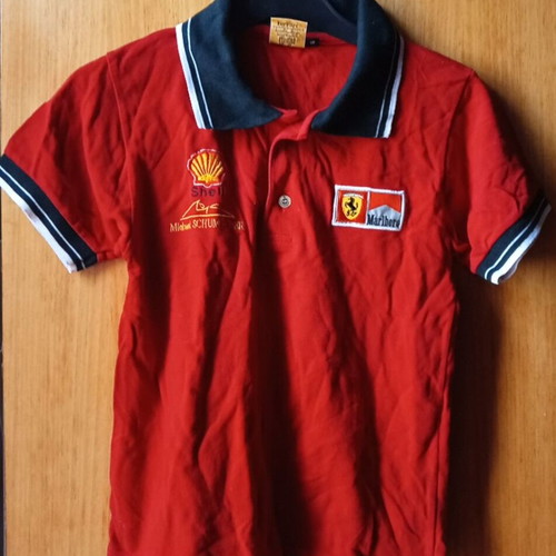 Ferrari M.Schumacher 1996 Kids Polo Shirt like new