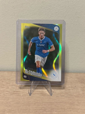 Topps UCC Flagship 2026 Scott Mac Tominey Napoli yellow wave καινούργιο