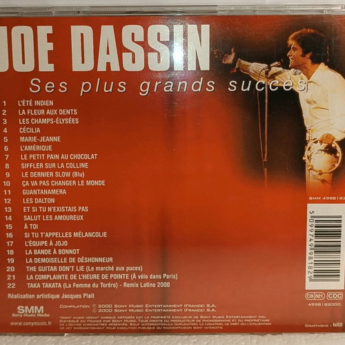 Joe Dassin Ses plus grands CD used