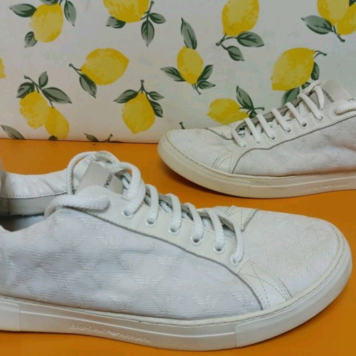 Emporio Armani sneakers used, size 46, white