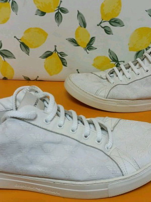 Emporio Armani sneakers used, size 46, white