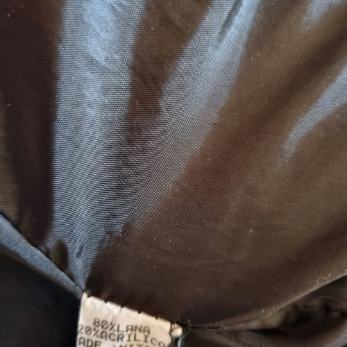 Winter coat like new, size Small with hood and belt
