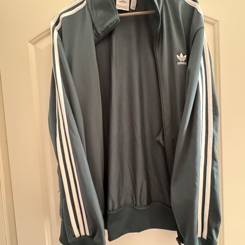 Adidas Adicolor Classics Firebird jacket zip-up, like new, XL, cypress green
