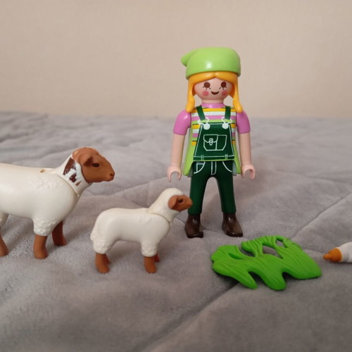 Playmobil Girl Farmer Like New