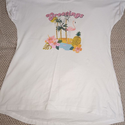 T-shirt for 12-14 years old, like new, white, size 152 cm