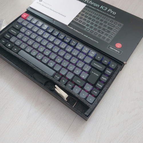 Keychron K3 Pro mechanical keyboard new, Bluetooth wired, QMK programmable