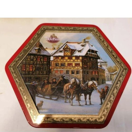 Gottfried Wicklein GmbH & Co Nurnberger Lebkuchen metal tin