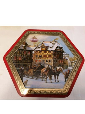 Gottfried Wicklein GmbH & Co Nurnberger Lebkuchen metal tin