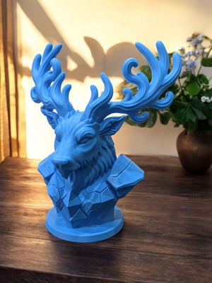 Aurion Reindeer Bust with Frozen Light made to order