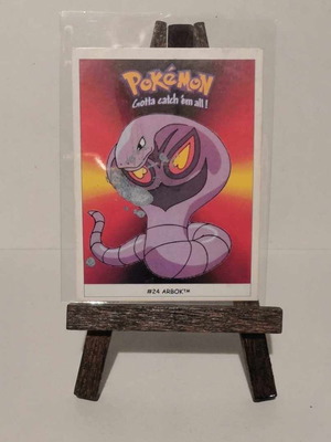 Pokemon Dunkin Boomer Card #24 Arbok like new