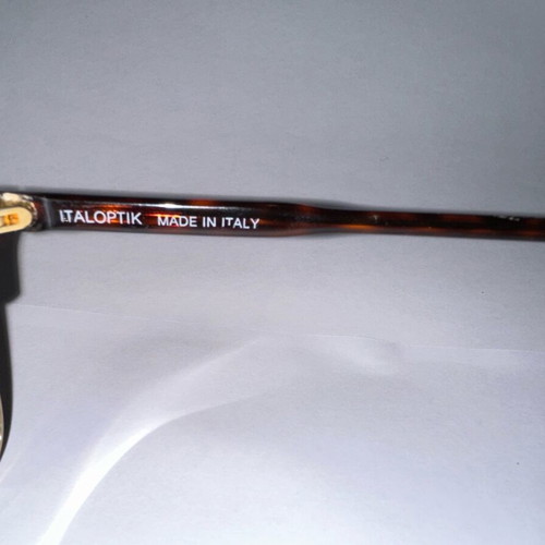 Italoptik Stardust vintage handmade sunglasses Italy NOS