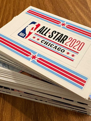 Αυτοκόλλητα Panini NBA 2020-2021 καινούργια, πακέτο 108 τεμαχίων
