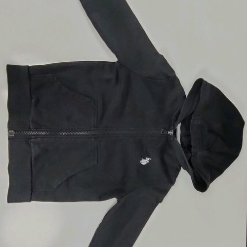 U.S. Polo Assn. jacket used, black, size 116 for 5 years old