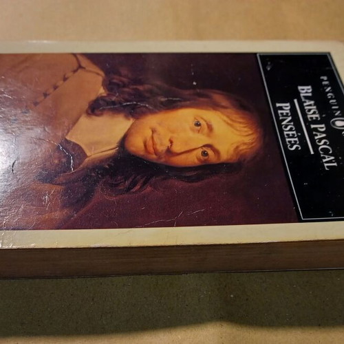 Blaise Pascal Pensees book like new in English