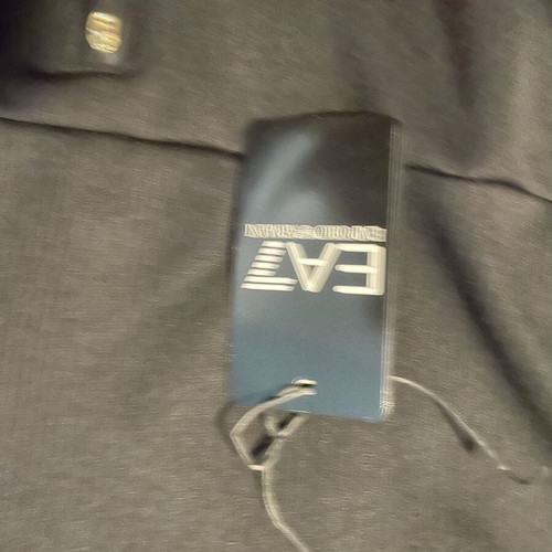 Armani EA7 hoodie, black, size L