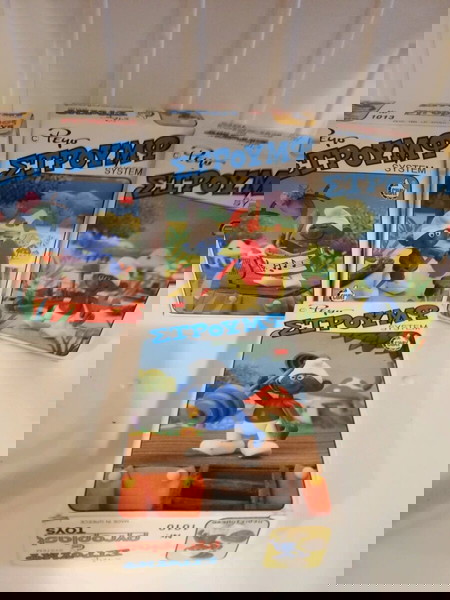 4 Στρουμφ φιγουρες, pyroplast toys, τιμη για ολες