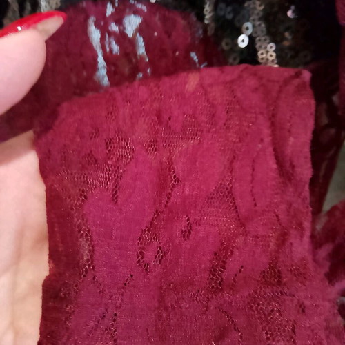 Rossodisera bodysuit size M like new, burgundy red