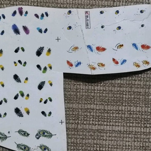 Nail stickers like new with Christmas designs