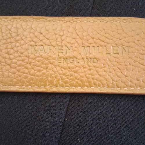 Karen Millen women's belt like new, genuine suede leather, beige, size 110