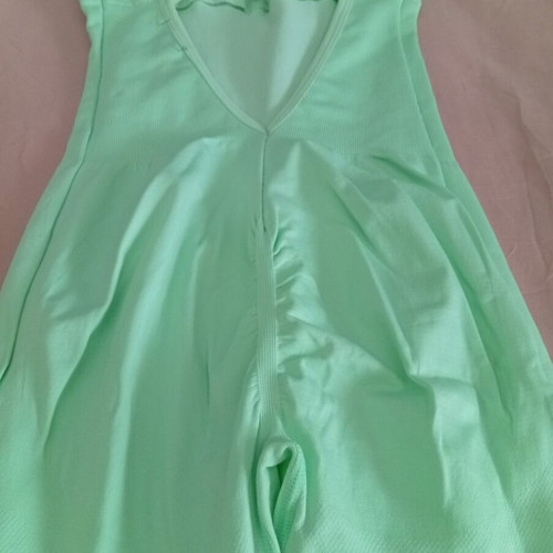 Full-length sports jumpsuit new, mint color, size S-M