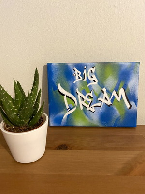 Καμβάς Big Dream 13x18 εκ. χειροποίητος
