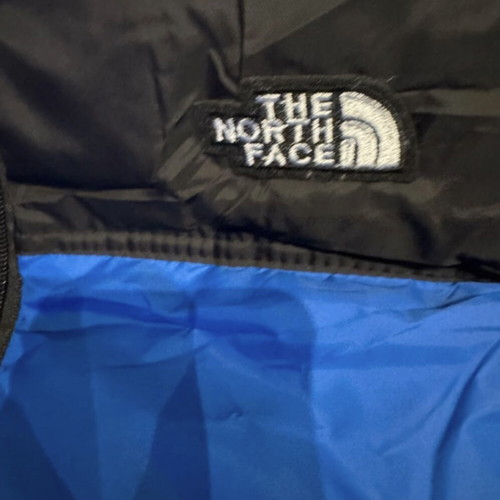 The North Face jacket like new, black and blue