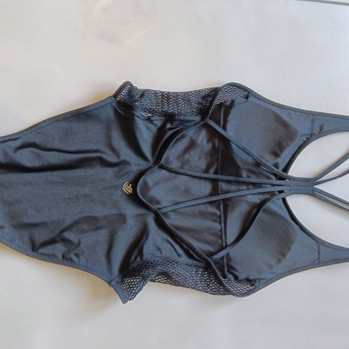 One-piece swimsuit new, black, size S
