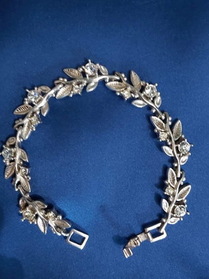 Silver bracelet Etalon Jenavi new with Swarovski crystals