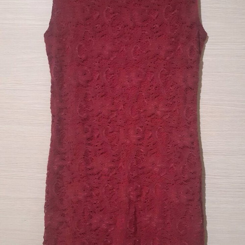 Paranoia dress deep red like new, size M