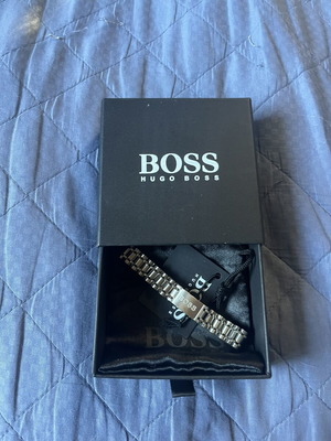 Lacoste and Boss bracelet pack brand new, silver