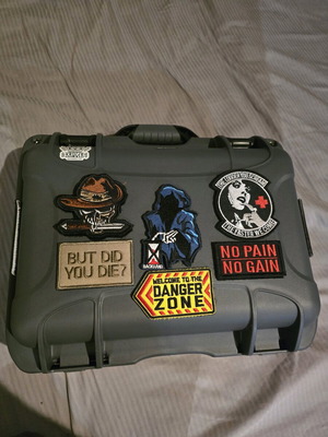 Nanuk Case Collectible Knife Storage Case New with Patches