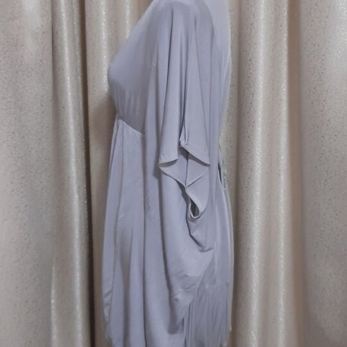 Feel Free London women's tunic dress, soft grey, size M