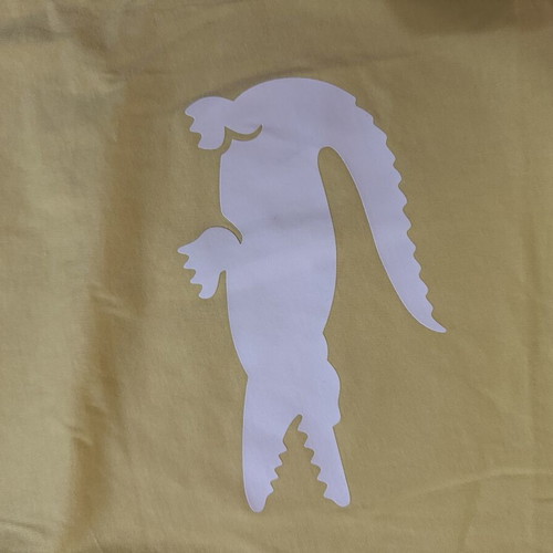 Lacoste t-shirt XL, yellow