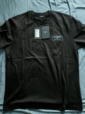 Balmain T-shirt new, black, size M