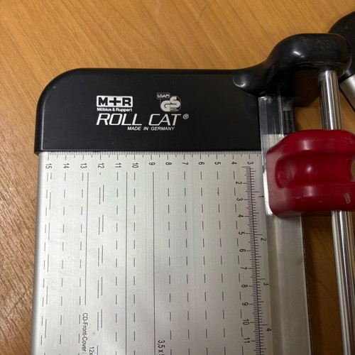 M+R paper trimmer guillotine set like new