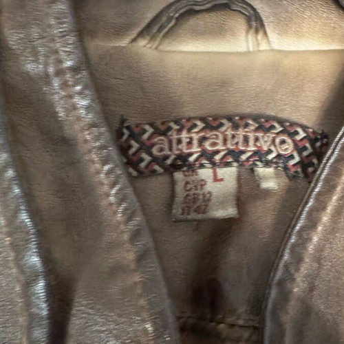 Attrattivo leather jacket brown size L like new