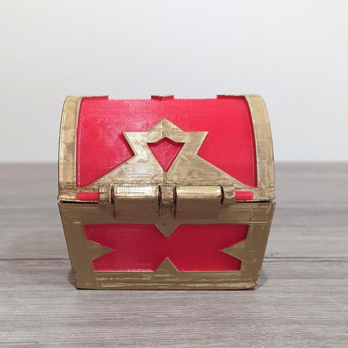 Kingdom Hearts red chest new 3D printed ring box