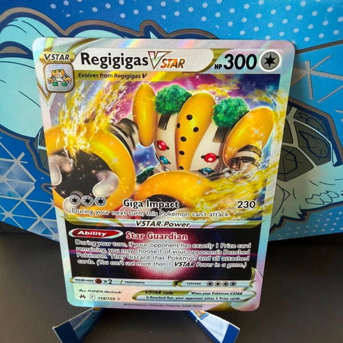 Regigigas VSTAR Crown Zenith 114 Pokemon TCG card