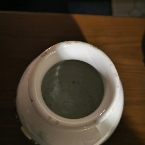 Handmade clay vase from Kefalonia with wear