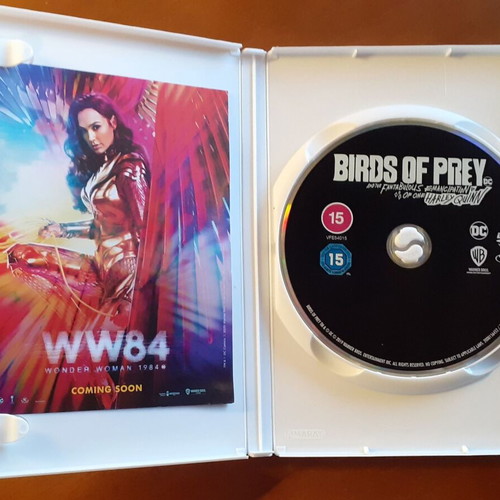 Birds of Prey and the Fantabulous Emancipation of One Harley Quinn DVD used with Greek subtitles