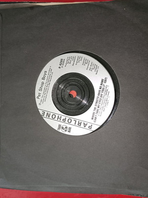 7" Single Pet Shop Boys Where The Streets Have No Name used