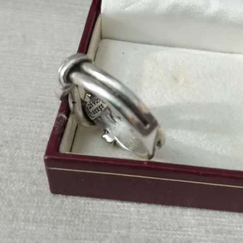 Lalaunis silver ring A21 925 vintage 'The Knot of Heracles' used
