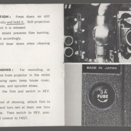 Gold Crest Projector 8 & Super 8 Film Manual used