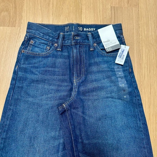 Gap Jean kids baggy pants new, age 10-11, blue