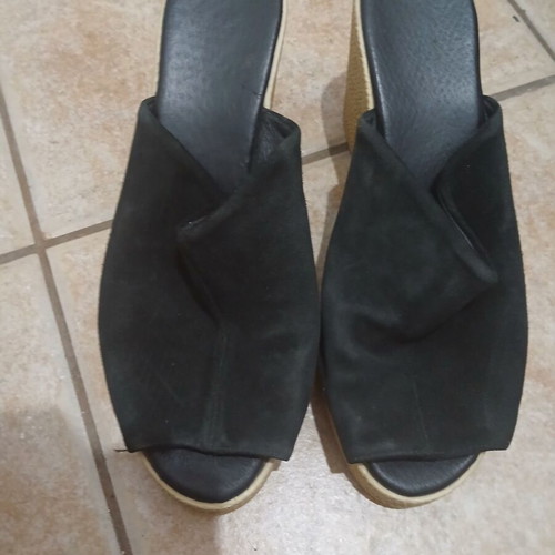 Black women's espadrilles size 41