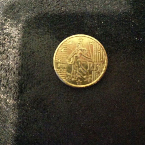 French 10 cent euro coin 2005 like new
