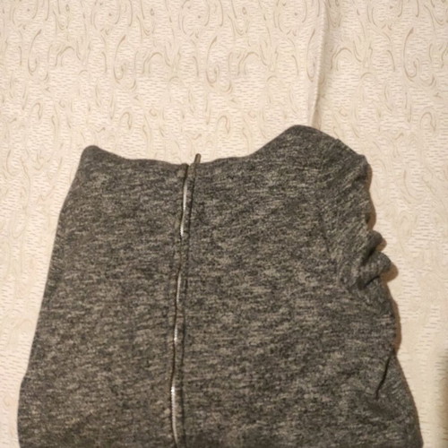 Gray cardigan