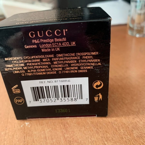 Gucci body cream like new with light shimmer
